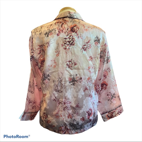 Jones New York Vintage Satin Pyjamas, Large - Picture 2 of 5
